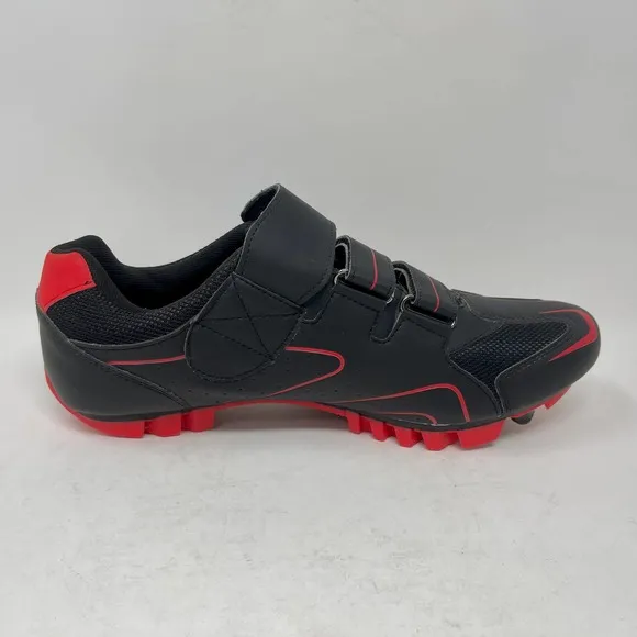 MTS Mountain &amp; Indoor Cycling Shoes Men's 12 Black Red 1755:L.5.1