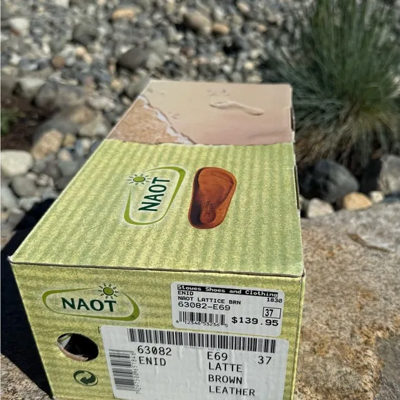 Naot Latte Brown Leather Mary Jane Shoes