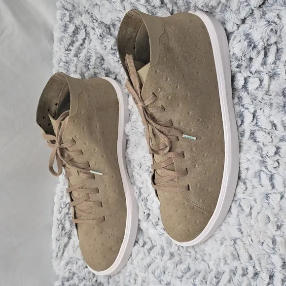 Native Monaco Mids  Beige Shoes Anlke Sneakers Mens 13 Clean