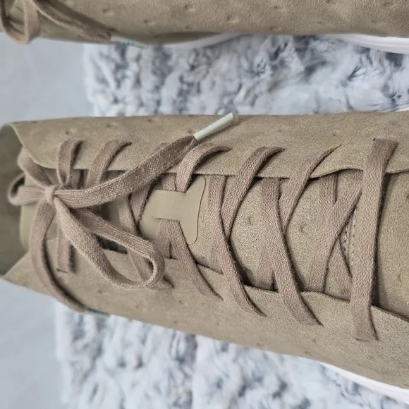 Native Monaco Mids  Beige Shoes Anlke Sneakers Mens 13 Clean