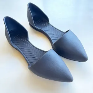 Native Shoes Audrey Bloom D’Orsay Slip On Flats Womens Dark Blue‎ Size 11