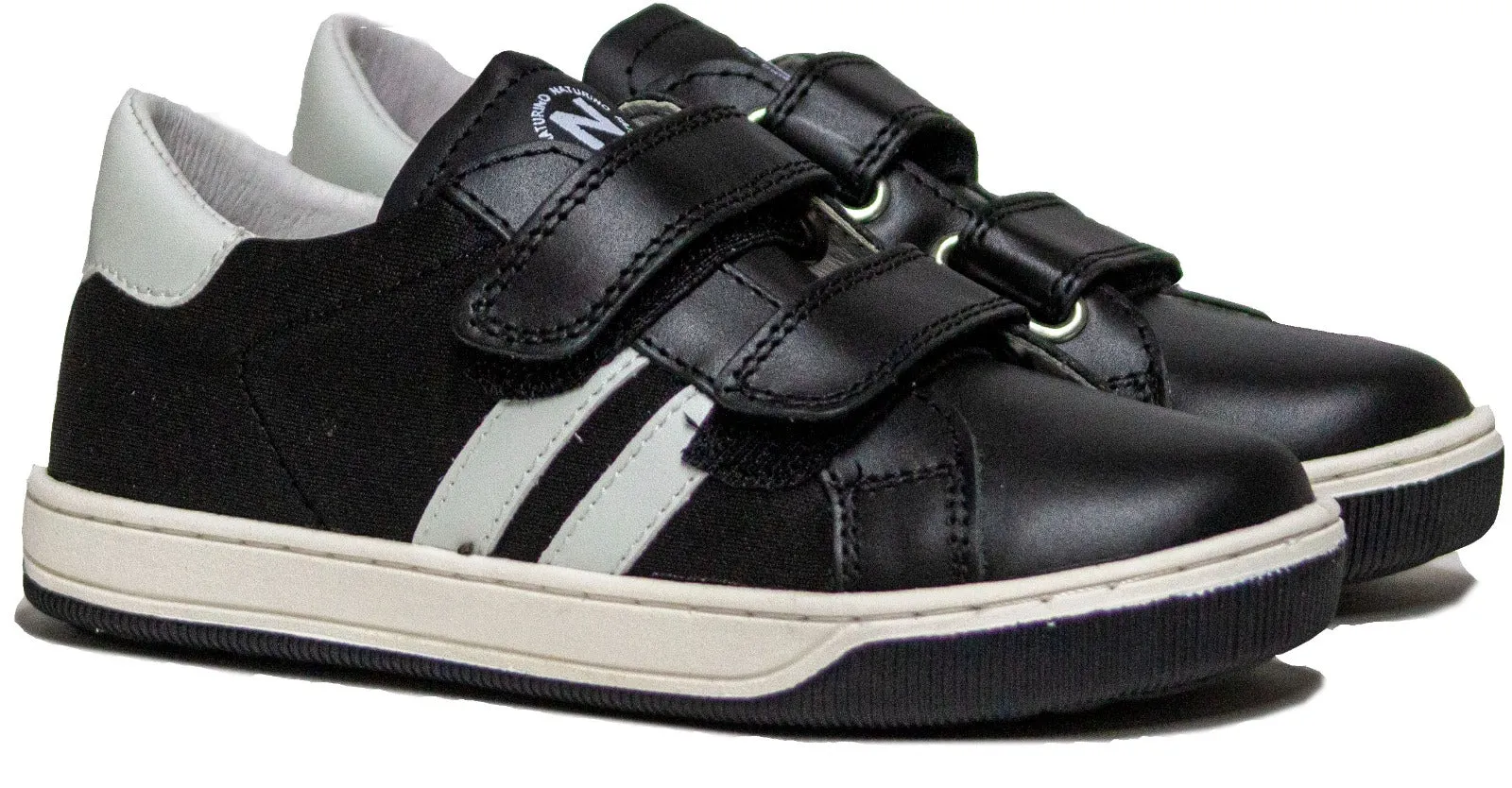 Naturino Boy's Shoes Rery Black/White