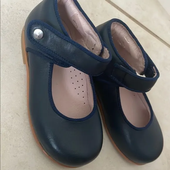 Navy Blue Kids Mary Jane Shoes