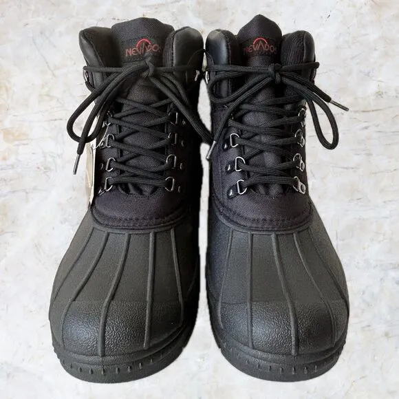 Nevados Glacier Black Waterproof Thermolite Lace-Up Hiking Boots - Mens 12M