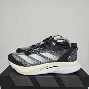 New adidas Adizero Boston 12 Core Black Cloud White Women's Running Shoes Size 8