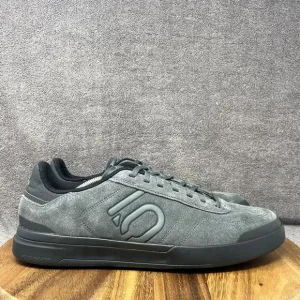 NEW Adidas FIVE TEN Sleuth DLX Mountain Bike Cycling Shoes Gray Suede Men's 12.5