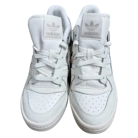 NEW Adidas FORUM LOW CL Sneakers White Lace Up Shoes Men’s US Size 8 Basketball