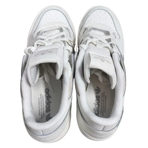NEW Adidas FORUM LOW CL Sneakers White Lace Up Shoes Men’s US Size 8 Basketball