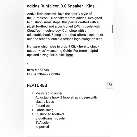 New Adidas Shoes Size 13 Kids Runfalcon 3.0 Pink and Black Floral Sneakers 🖤🖤