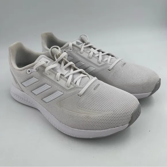NEW! Adidas Women’s Runfalcon 2.0 Cloud White Lace-Up Running Shoes - Size 8