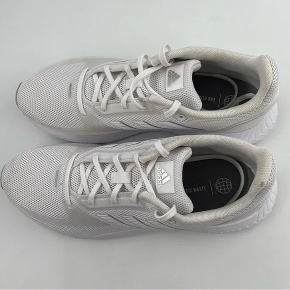 NEW! Adidas Women’s Runfalcon 2.0 Cloud White Lace-Up Running Shoes - Size 8