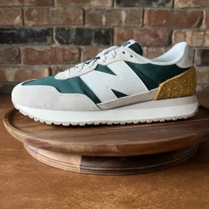 New Balance 237 Classic Running Shoes Sneakers Men's Size 10 Green Grey