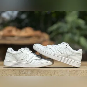 New Balance 480 Triple White (GS) - Size 3Y (Kids)