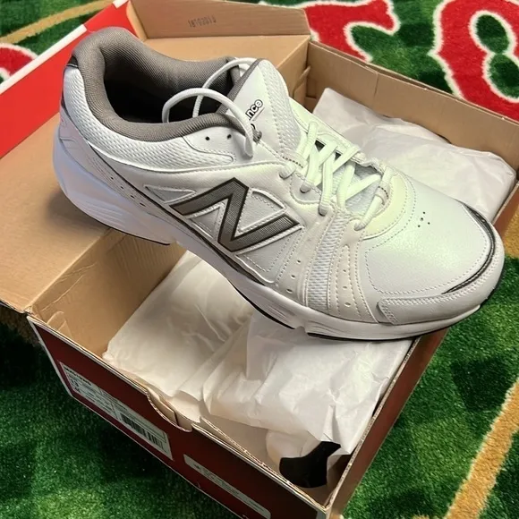 New Balance 519 - Men's Size 13 - Cross Training Shoes White Grey - MX519WG