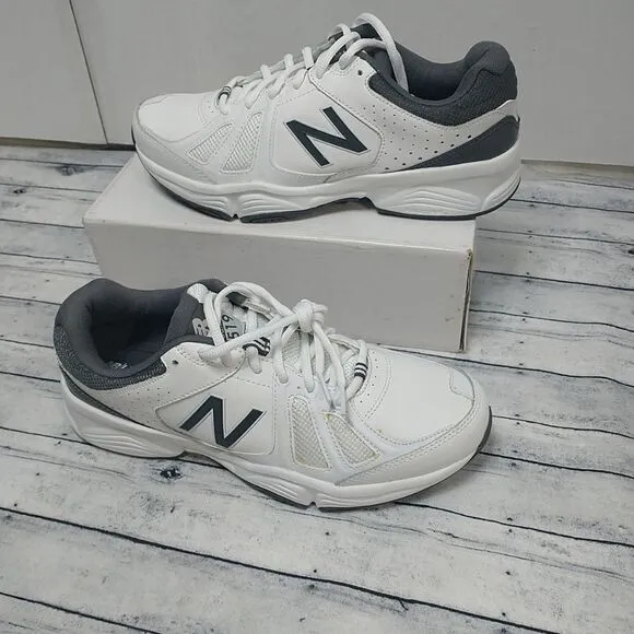 New Balance 519 MX519WG2 Mens SZ 8.5D White Logo Cross-Training Sneaker Shoes