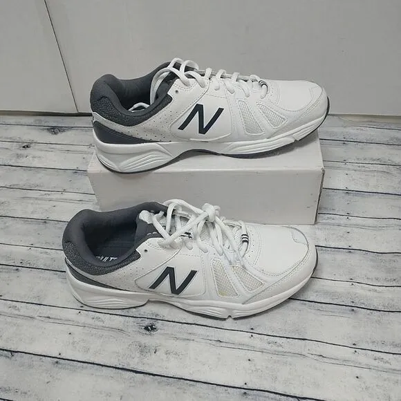 New Balance 519 MX519WG2 Mens SZ 8.5D White Logo Cross-Training Sneaker Shoes