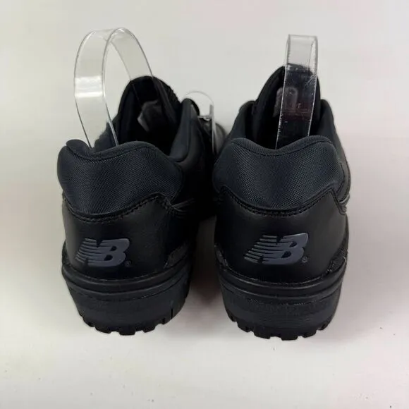 New Balance 550 Sneakers Men's 12.5 Black Leather Lace Up Low Top Running Shoes