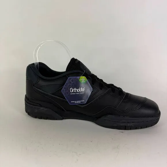 New Balance 550 Sneakers Men's 12.5 Black Leather Lace Up Low Top Running Shoes