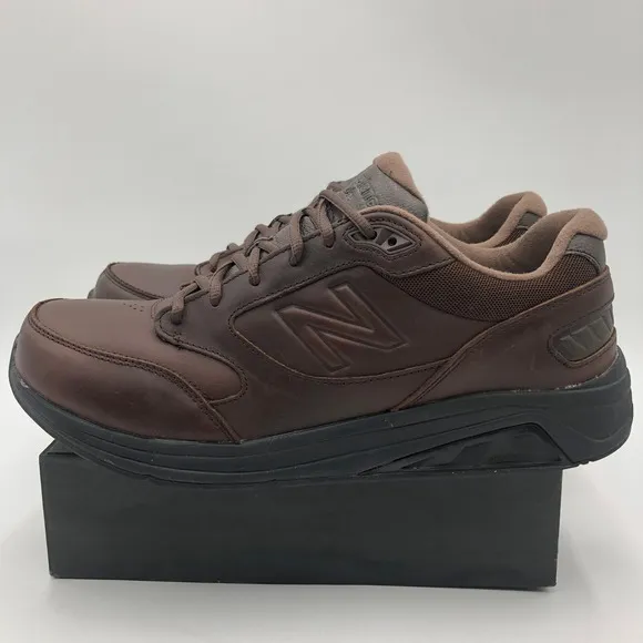 New Balance 928 Men's Leather Lace Up Walking Shoes Size 11 Brown MW928V2