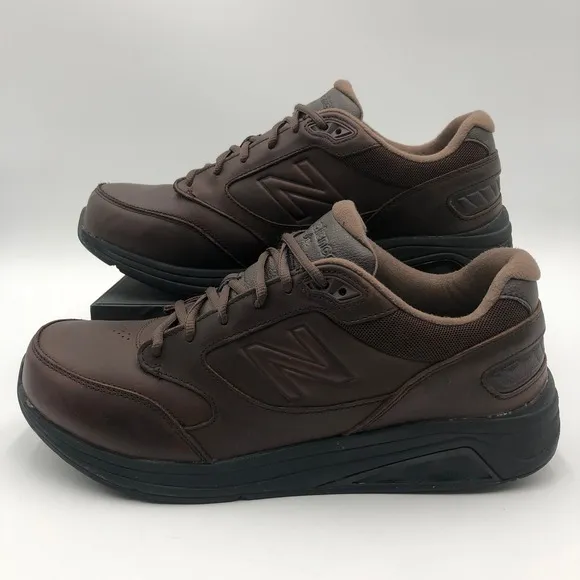 New Balance 928 Men's Leather Lace Up Walking Shoes Size 11 Brown MW928V2