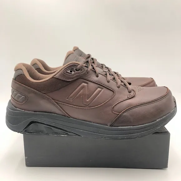 New Balance 928 Men's Leather Lace Up Walking Shoes Size 11 Brown MW928V2