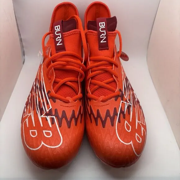 New Balance BurnX3 Red Lacrosse Men’s Shoes Sz 9 Wide New With Tags Retail $119
