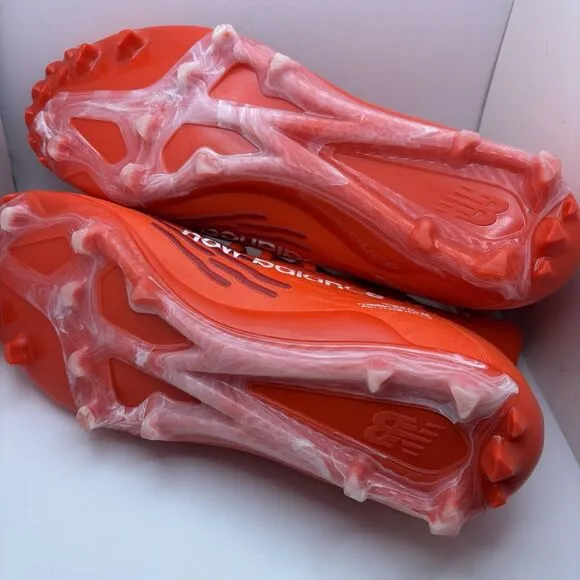 New Balance BurnX3 Red Lacrosse Men’s Shoes Sz 9 Wide New With Tags Retail $119