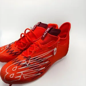 New Balance BurnX3 Red Lacrosse Men’s Shoes Sz 9 Wide New With Tags Retail $119