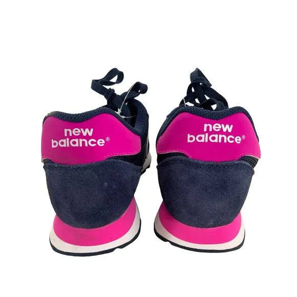 New Balance Casual Athletic Shoes Women Size 7.5 Sneaker Low Top Lace Up Navy