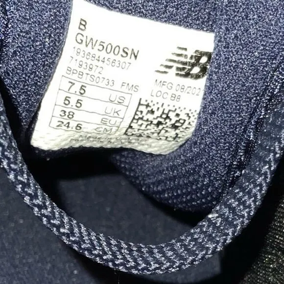 New Balance Casual Athletic Shoes Women Size 7.5 Sneaker Low Top Lace Up Navy