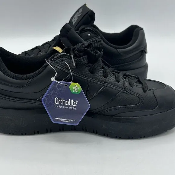 New Balance CT302 Sneakers Shoes CT302LB Triple Black Leather New Mens Size 7.5