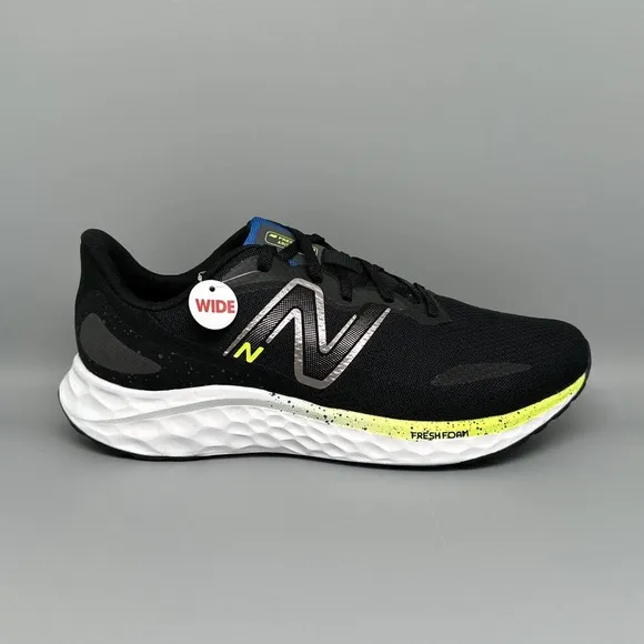New Balance Fresh Foam Arishi v4 Black Running Shoes Mens 9.5 4E