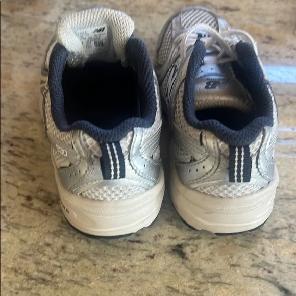 New Balance Kids' Silver Running Shoes