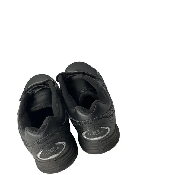 New Balance Mens 577 Walking Shoes Black Leather Size 8.5 2E Wide Comfort Suppor