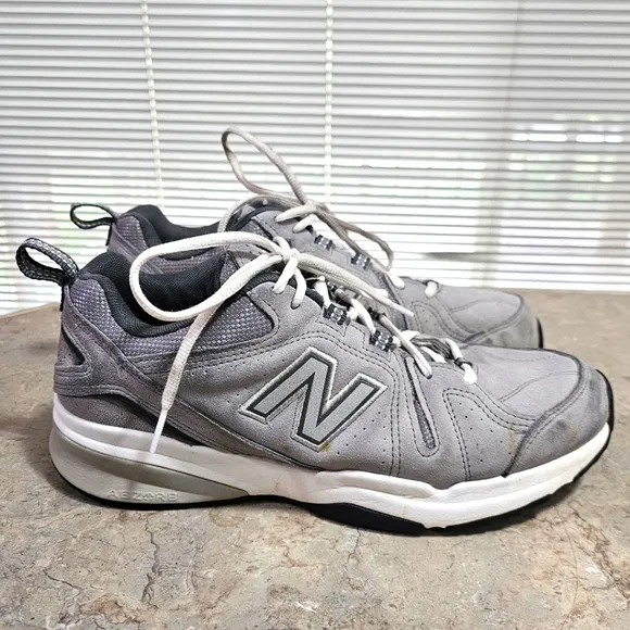 New Balance Mens 608 MX608UG5 Grey Suede Athletic Cross Trainer Shoes Size 9.5
