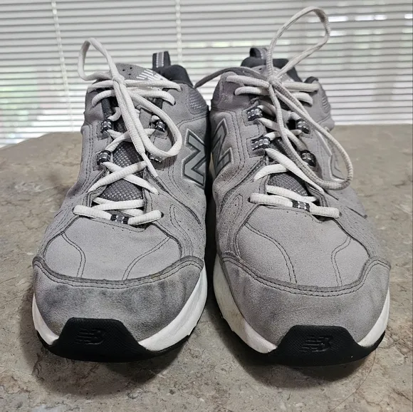 New Balance Mens 608 MX608UG5 Grey Suede Athletic Cross Trainer Shoes Size 9.5
