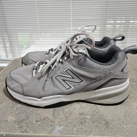 New Balance Mens 608 MX608UG5 Grey Suede Athletic Cross Trainer Shoes Size 9.5