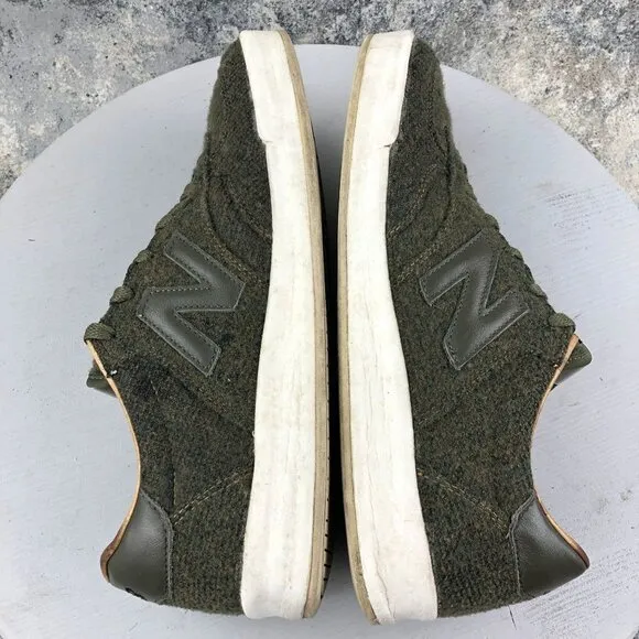New Balance Men's Size 11.5D 300 Olive Green Wool Lace-Up Casual Sneakers Shoes
