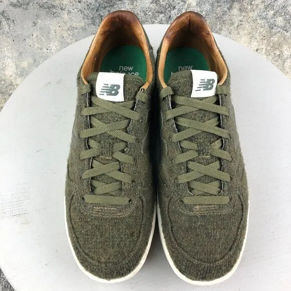 New Balance Men's Size 11.5D 300 Olive Green Wool Lace-Up Casual Sneakers Shoes