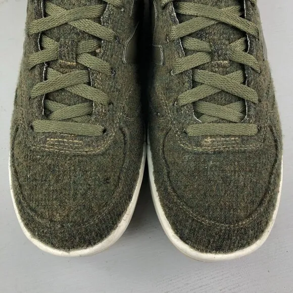 New Balance Men's Size 11.5D 300 Olive Green Wool Lace-Up Casual Sneakers Shoes