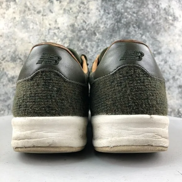 New Balance Men's Size 11.5D 300 Olive Green Wool Lace-Up Casual Sneakers Shoes