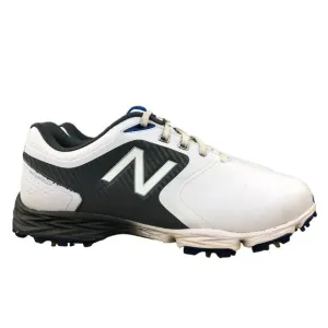 New Balance Men's Size 8.5 4E Wide Striker V2 White Grey Lace-Up Golf Sneakers