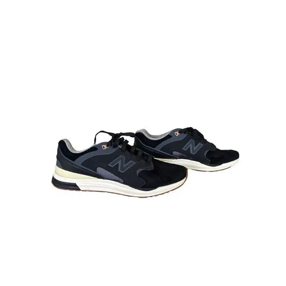 New Balance Mens Black ML1550SB 1550 Revlite Suede Athletic Shoes Size 10.5