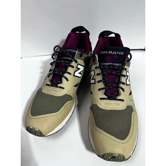 New Balance Shoes Trailbuster Mens Size 12  Fantom Fit Sand Navy Running Sneaker