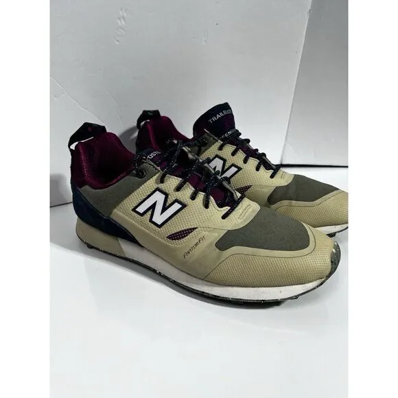 New Balance Shoes Trailbuster Mens Size 12  Fantom Fit Sand Navy Running Sneaker
