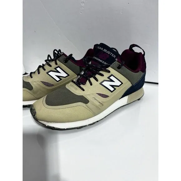 New Balance Shoes Trailbuster Mens Size 12  Fantom Fit Sand Navy Running Sneaker
