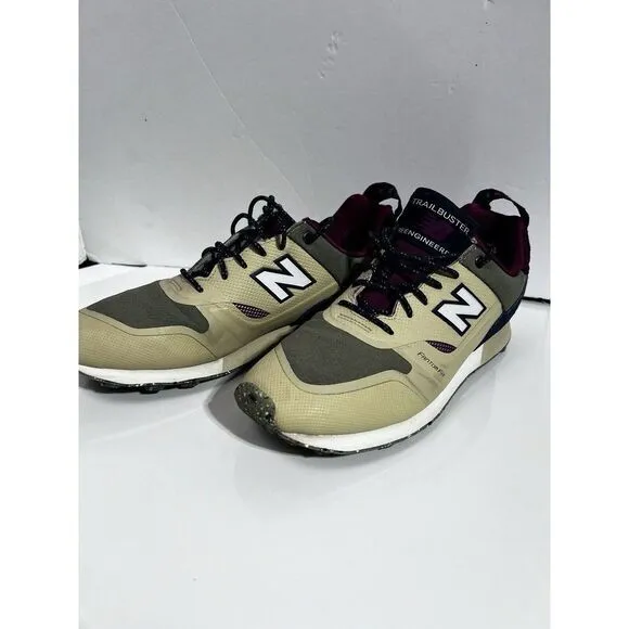 New Balance Shoes Trailbuster Mens Size 12  Fantom Fit Sand Navy Running Sneaker