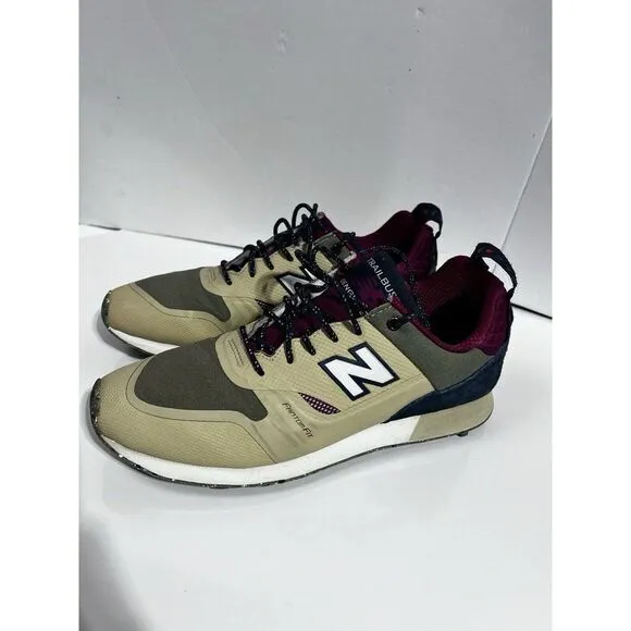 New Balance Shoes Trailbuster Mens Size 12  Fantom Fit Sand Navy Running Sneaker