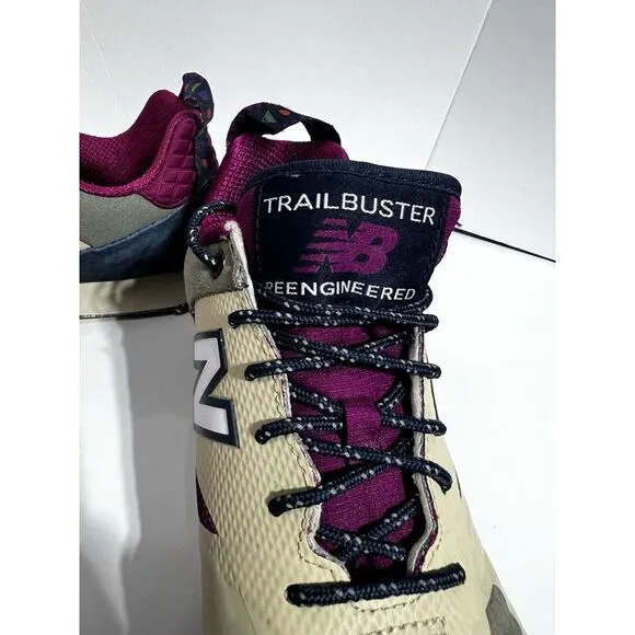 New Balance Shoes Trailbuster Mens Size 12  Fantom Fit Sand Navy Running Sneaker