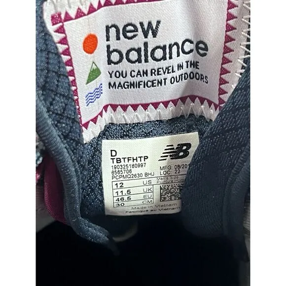New Balance Shoes Trailbuster Mens Size 12  Fantom Fit Sand Navy Running Sneaker